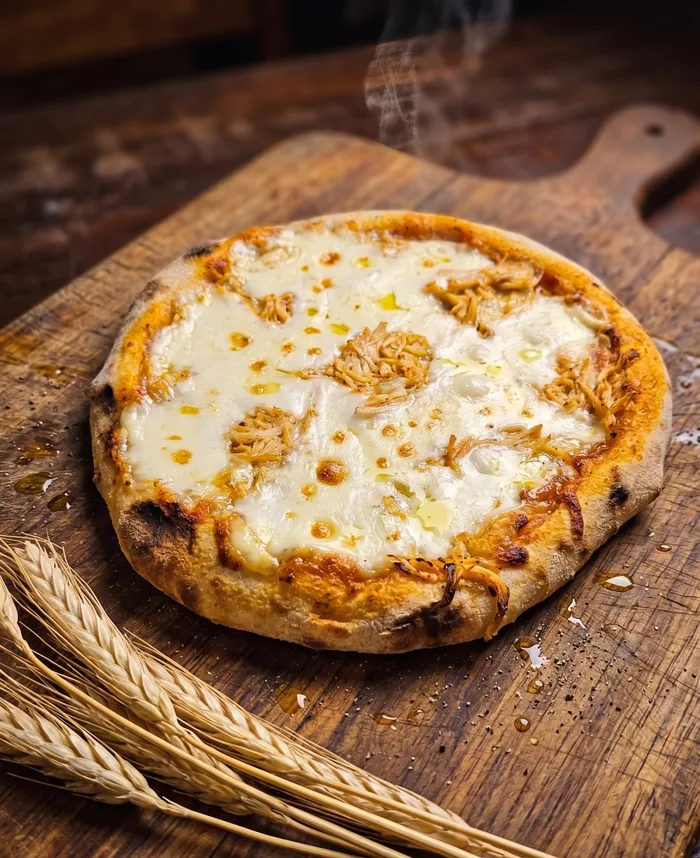 Pizza Veneza — frango com cream cheese